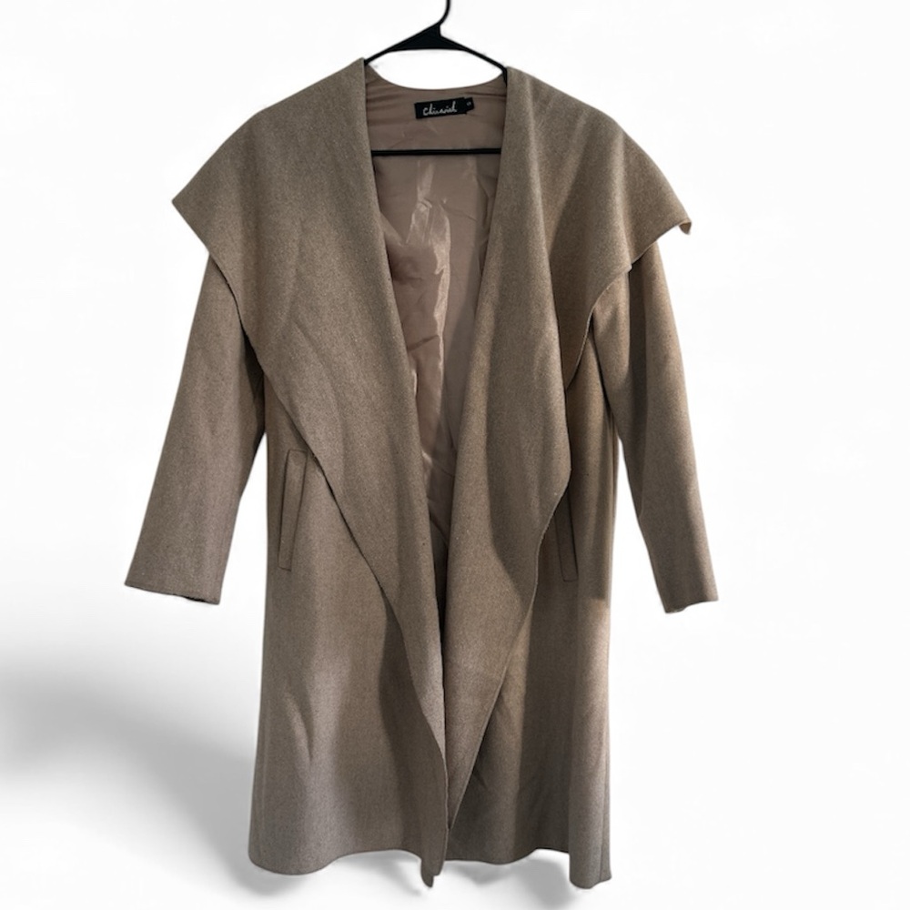 Chicwish Beige Duster Coat